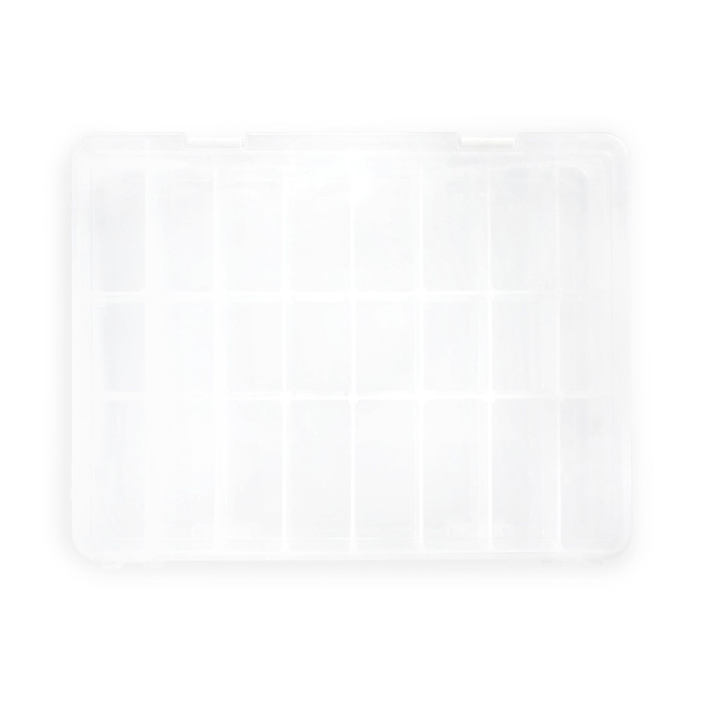 2 Pack Thread Storage Box Stores 48 Spools Carry W/ Handle & Organize W/ Sewing