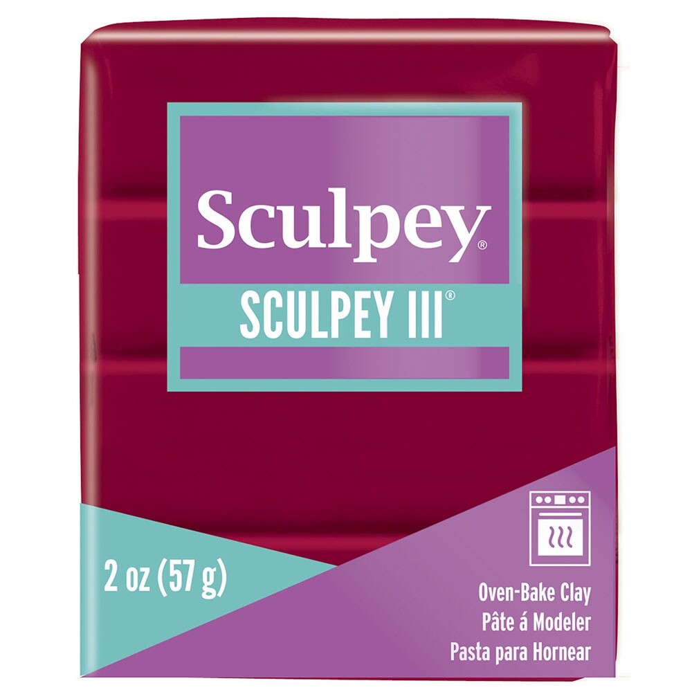 Sculpey III Polymer Clay 2oz New Red