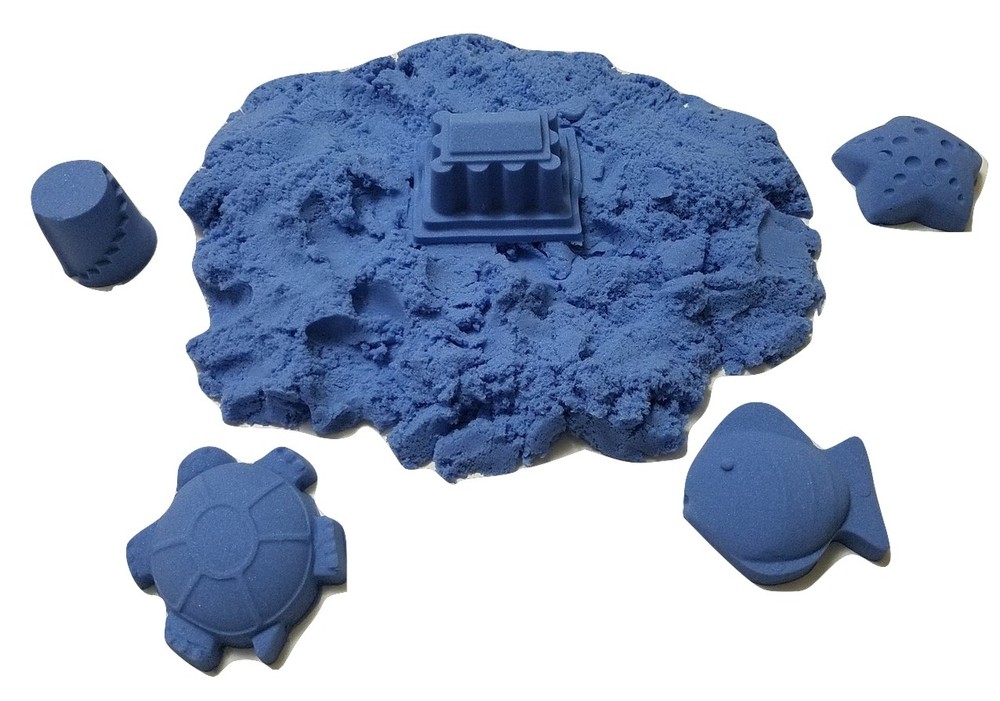 2 lb Refill Light Blue Space sand / Moon Crazy Sand Mold-N-Play Kid Fun