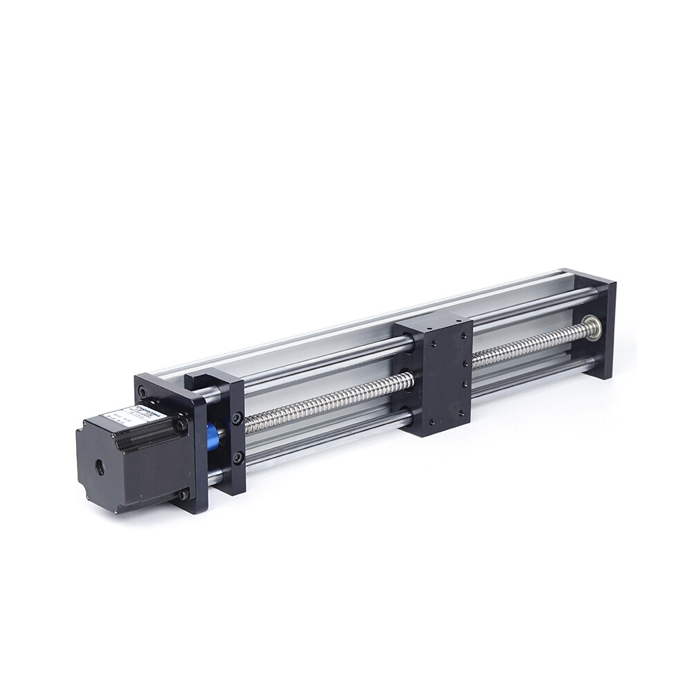 CNC Linear Guide Rail Slide Stage Actuator With Nema 23 Stepper Motor 300mm