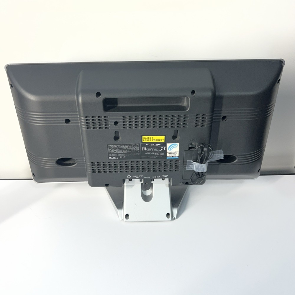 Sharper Image BlueNight CD DIGITAL TUNING COMPACT DISC STEREO SYSTEM