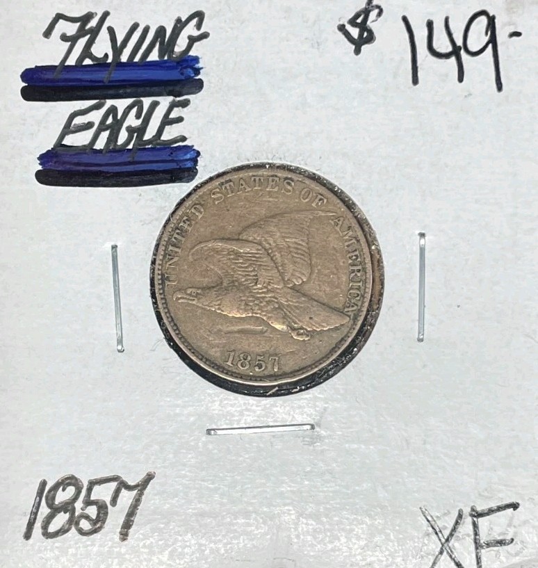 1857 FLYING EAGLE CENT~ XF ~NICE LOOKING COIN~