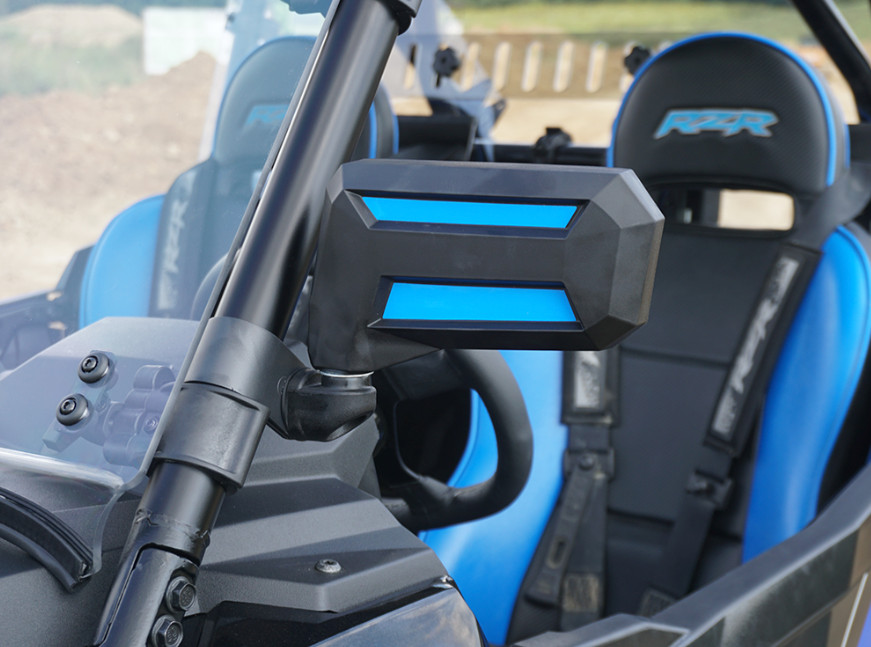 Re-Flex Mirrors For 1.75" Cage (pair)