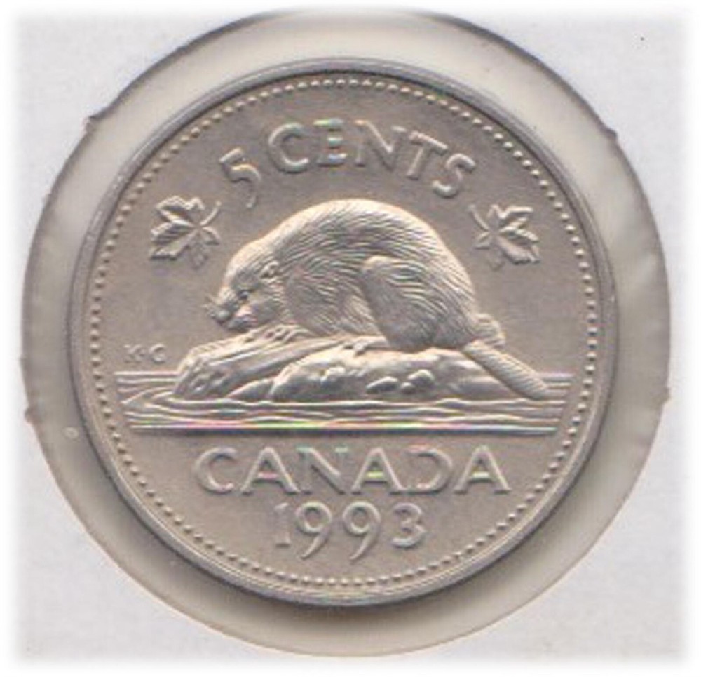 (H205-90) 1993 Canada 5c coin (CO)