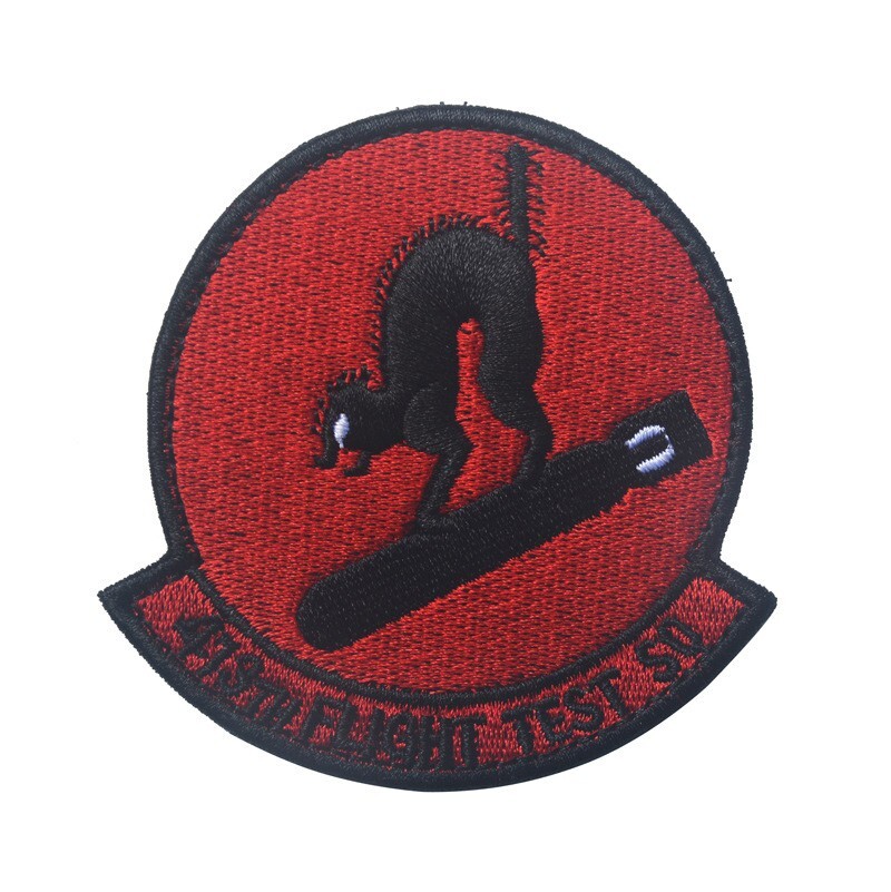 USAF Air Force Black Ops Area 51 413th Flight Test Squadron Bomb Cats Hook Patch