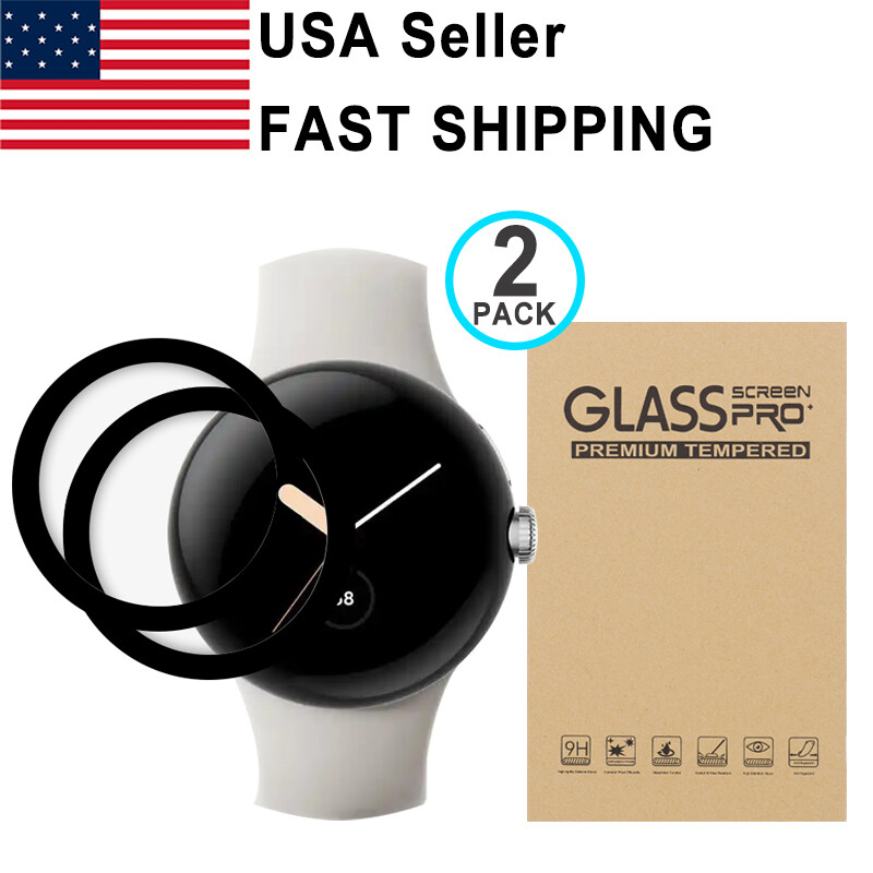 2PACK PMMA Curved Screen Protector For Google Pixel Watch Watch 2