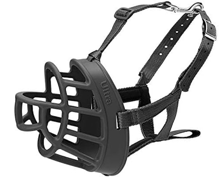 Baskerville Ultra Muzzle for Dogs, Size 5 - Black (Open Box new)