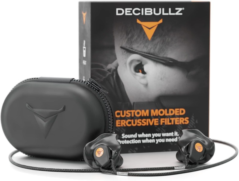 Percussive Moldable Earplugs for Hunting & Shooting, Gun Range Hearing Protec...