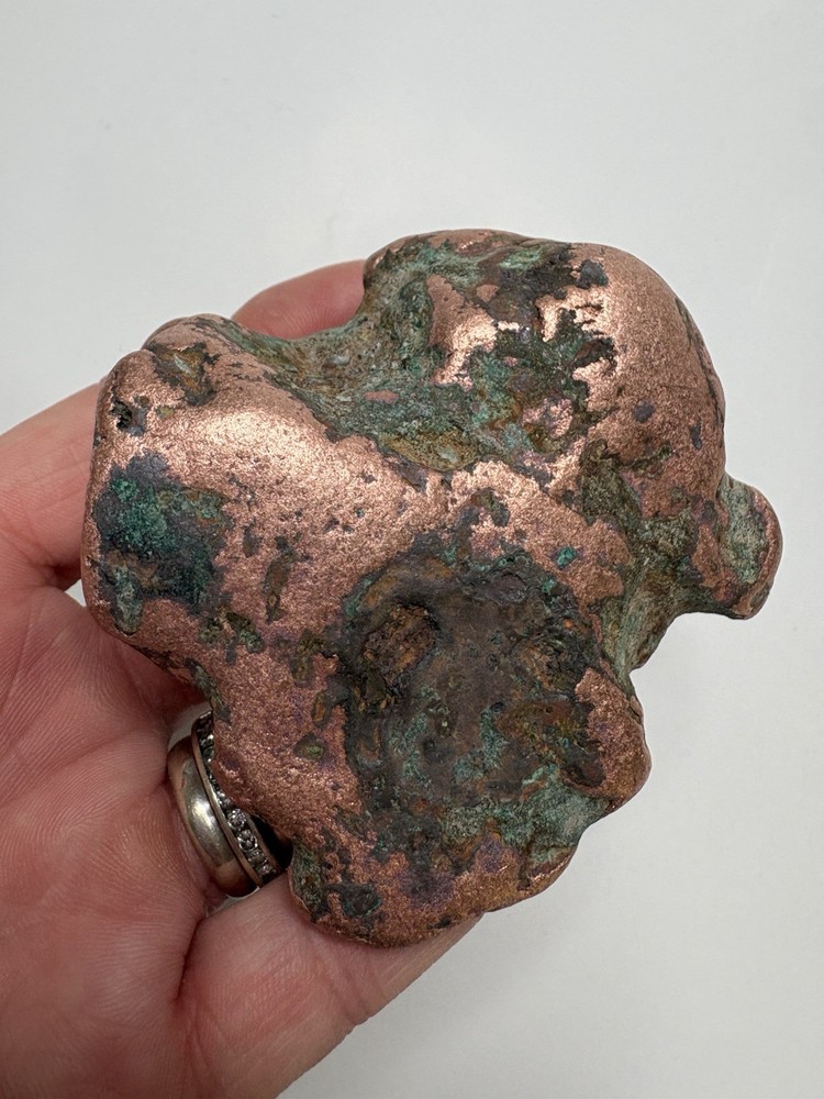 Pure Solid Native Michigan Float Copper Mineral Display Specimen Upper Peninsula