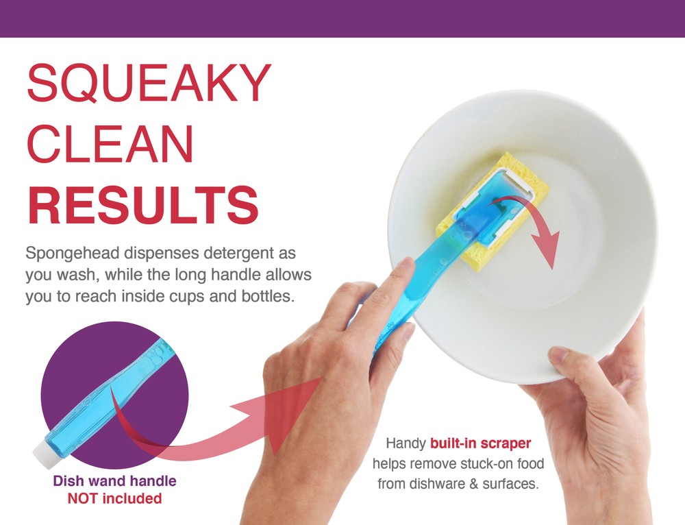 Arrow Snap-On Replacement Sponges, 2 ct. (2 Pack)