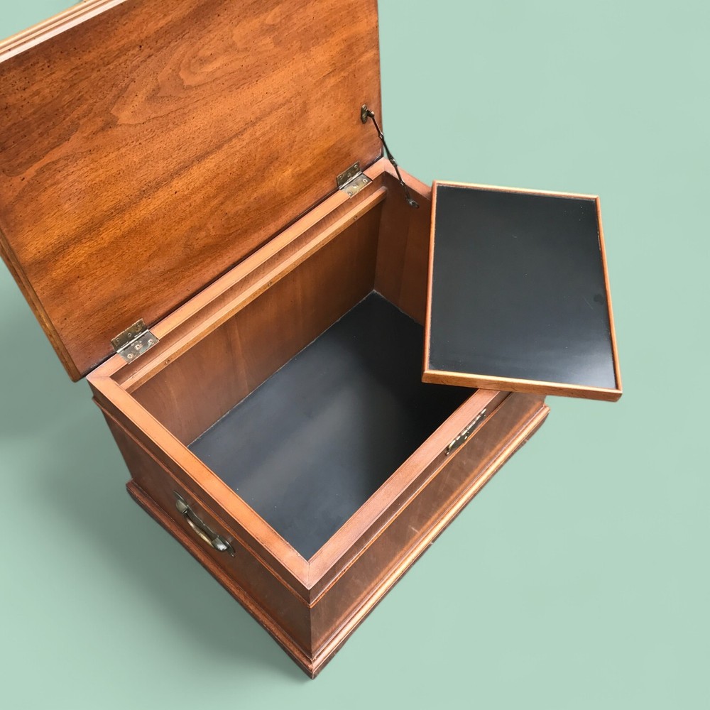 Vintage Small Walnut Chest