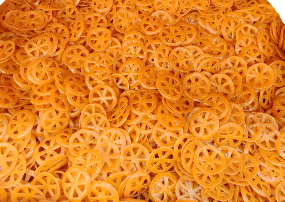 Mexican Duritos Pinwheels Wheat Snacks Fried Snacks chicharrones de rueda/harina