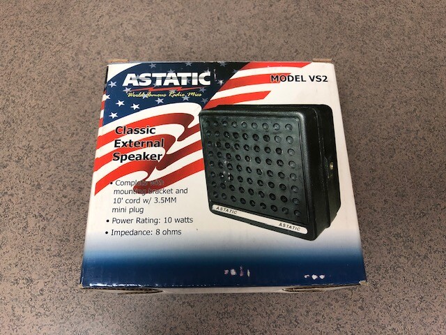 ASTATIC VS2 4" 10 WATT CLASSIC EXTERNAL SPEAKER