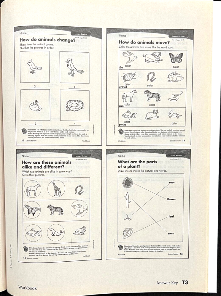 Kindergarten - SCIENCE - TEACHER'S GUIDE WORKBOOK (2006, Scott Foresman)