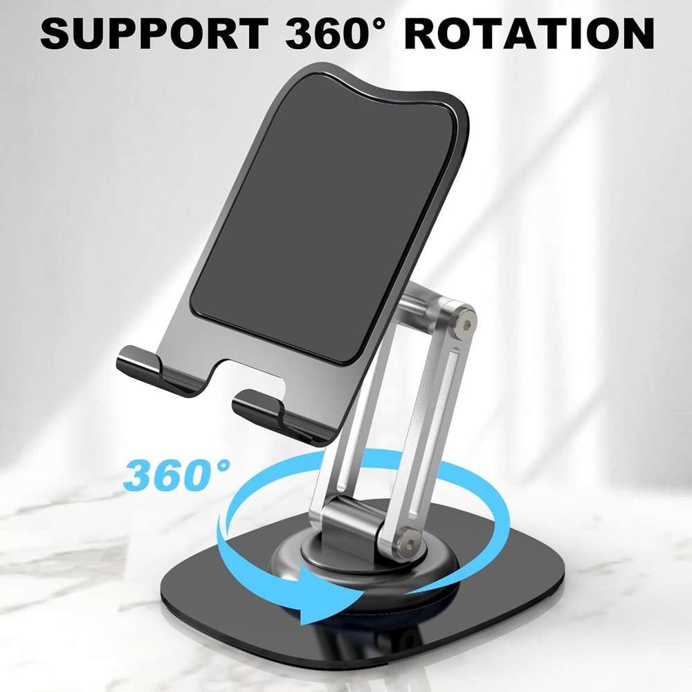 Adjustable Cell Phone Stand Holder Desk Dock Mount For iPad iPhone Kindle Tablet