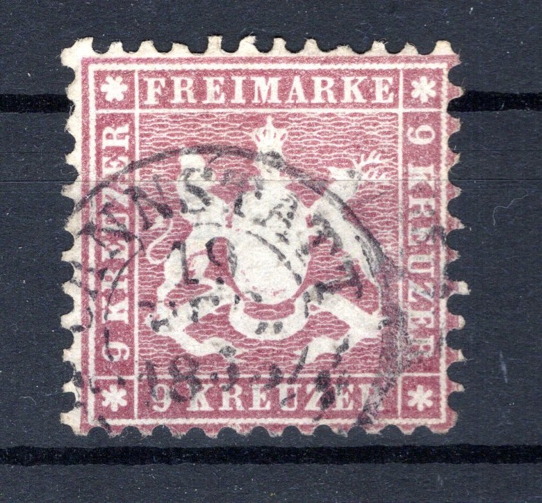 Württemberg 24 Impeccable Postmarked (CA3127
