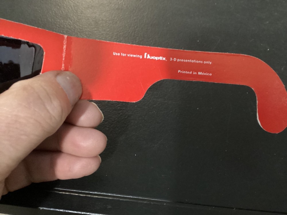 Old Vintage Coca Cola 3DTV Glasses