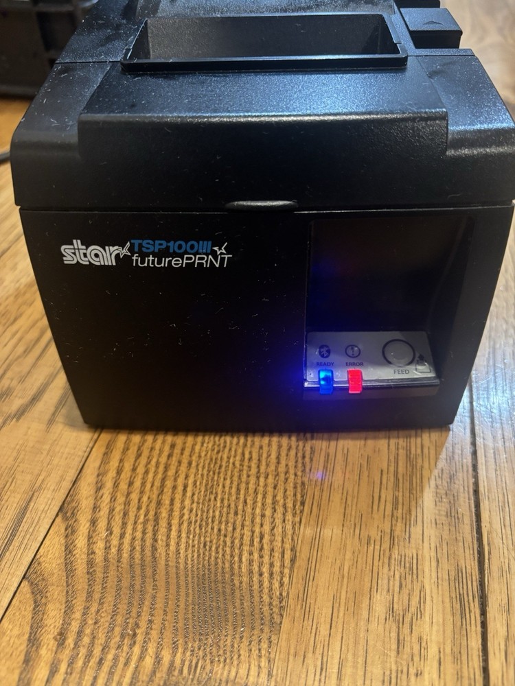 Star Micronics TSP143IIIBI Bluetooth Thermal Receipt Printer – TSP100III –Tested