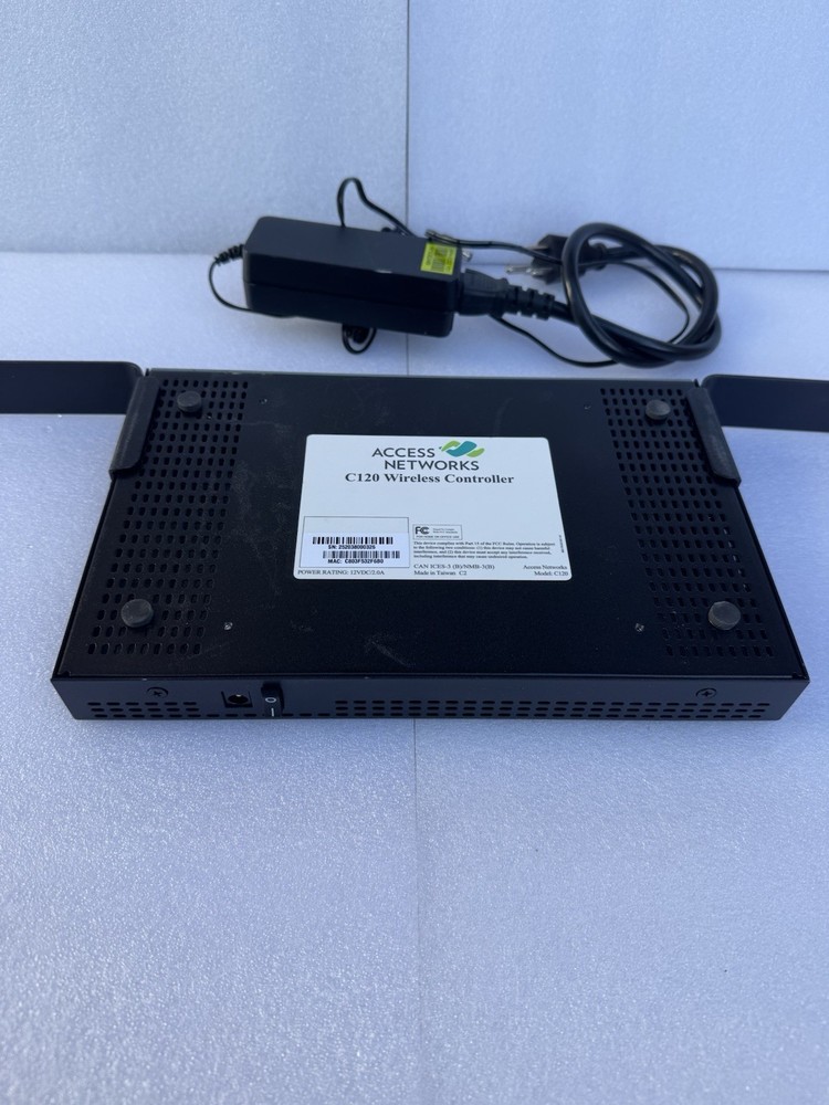 Access Networks C120 Wireless Controller - Power Cable & Rack Ears - Pre-owned