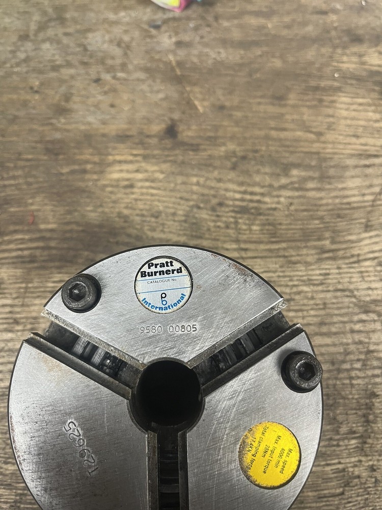 Pratt Burnerd 80mm 3 Jaw Chuck 9580-00805