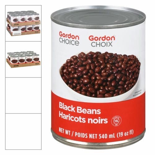 Gordon Choice Turtle Black Beans 540ml/19oz (24/Case)