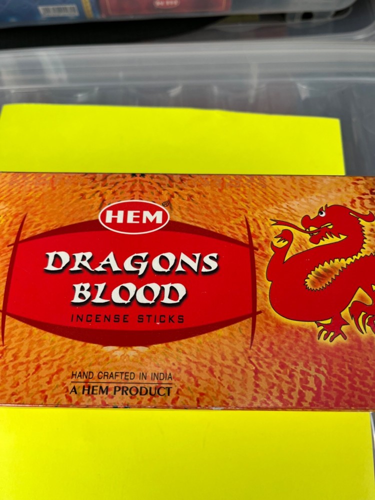 HEM Incense Sticks.  120ct box DRAGON’S BLOOD