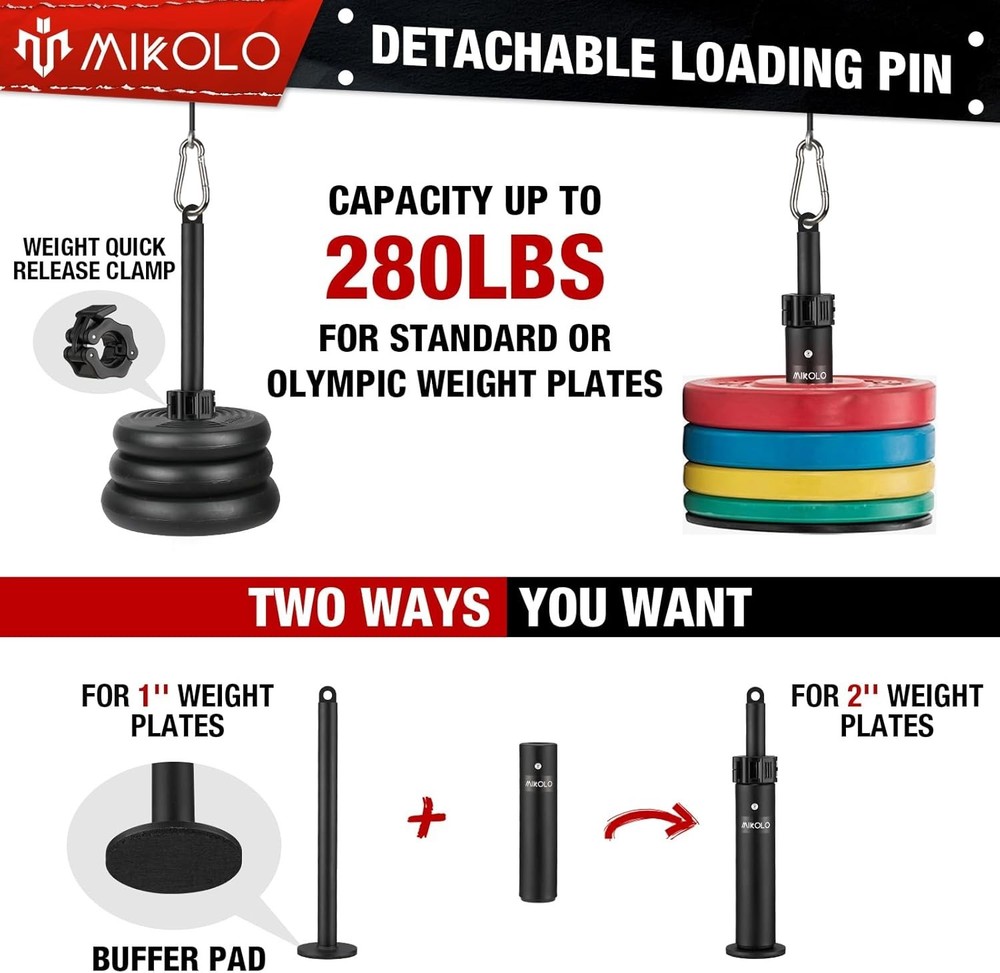 Detachable Handle Cable Machine - 2 Exercise Modes