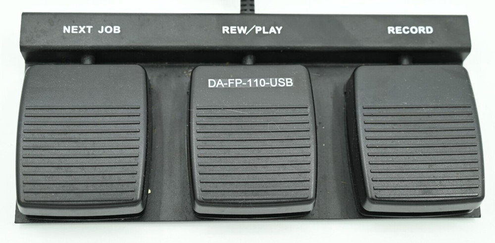 DA-FP-110-USB PC Dictation Foot Petal