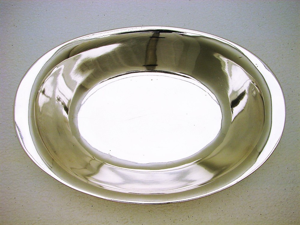 Vienna Austria Solid Silver Vegetable Serving Oval Bowl Hallmrked St. Mayerhofer