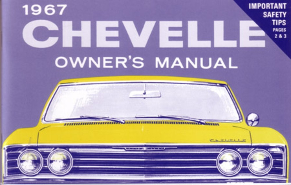 1967 Chevrolet Chevelle Owner's Manual