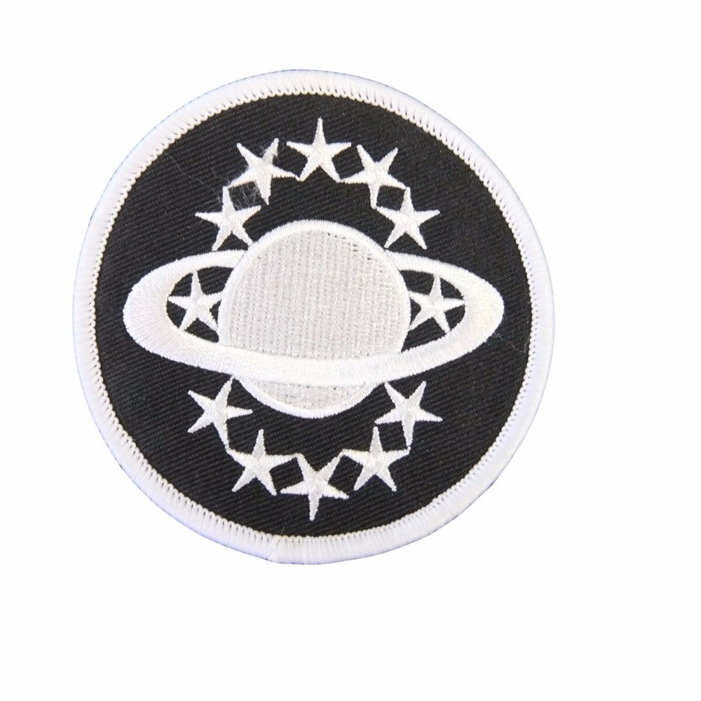 Galaxy Quest Black Logo Embroidered Patch