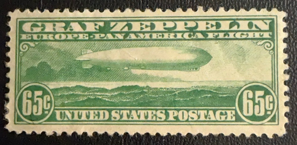 US Stamp #C13 MH-OG 65 Cent Graf Zepplin