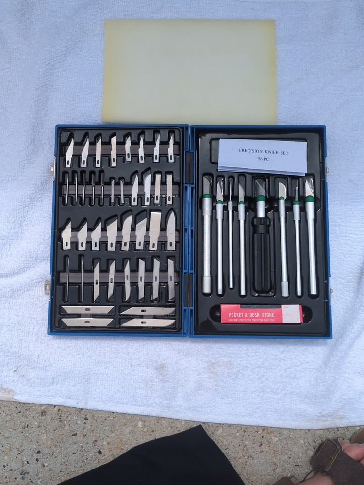 Precision Knife Set 56pc. UNKNOWN BRAND, Great condition!!