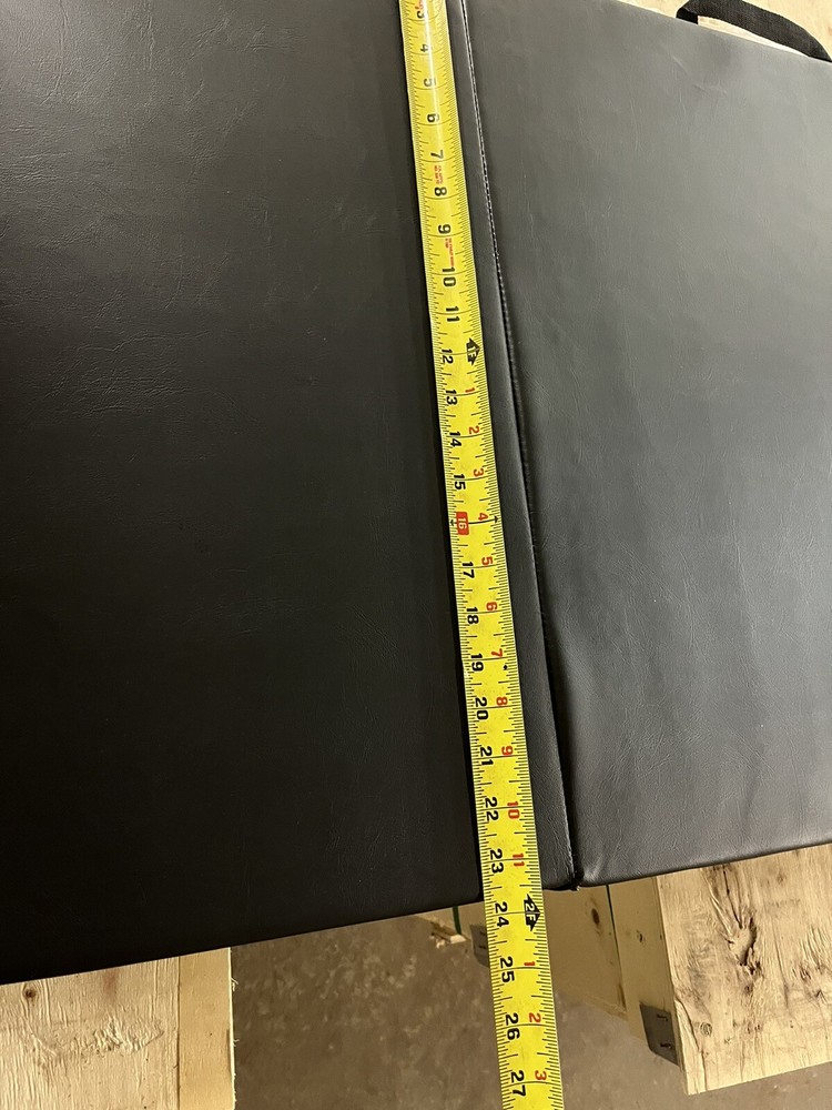 True Iron PU Leather Tri-Fold Gym Mat High Density!