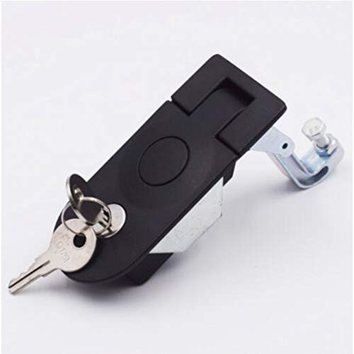 2pcs Sealed Compression Latch 4.3x2.0 Flush Trigger Lock Zinc Alloy Black