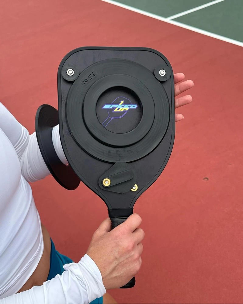 "Speed Up" Pickleball Trainer Aid - Includes 3 Weights: 2.5oz - 5oz - 7.5oz