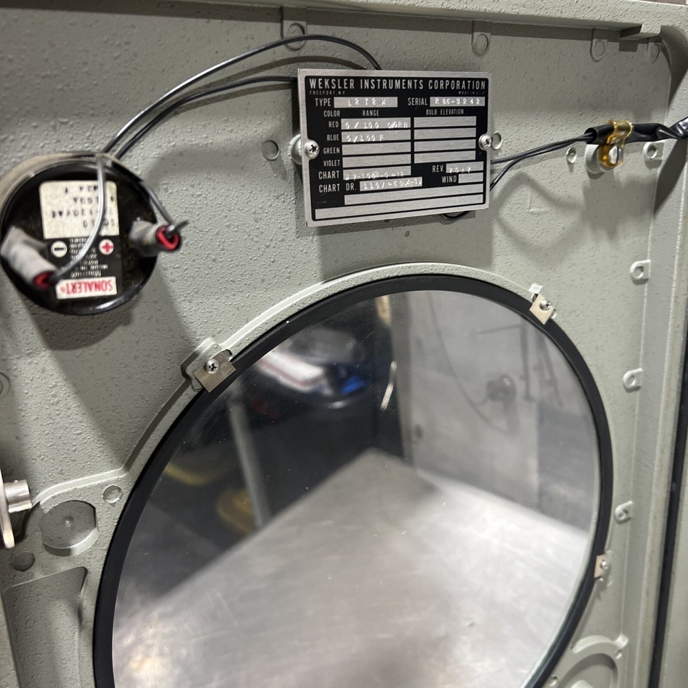 Weksler Instruments Chart Recorder Type 12T2W Used Surplus