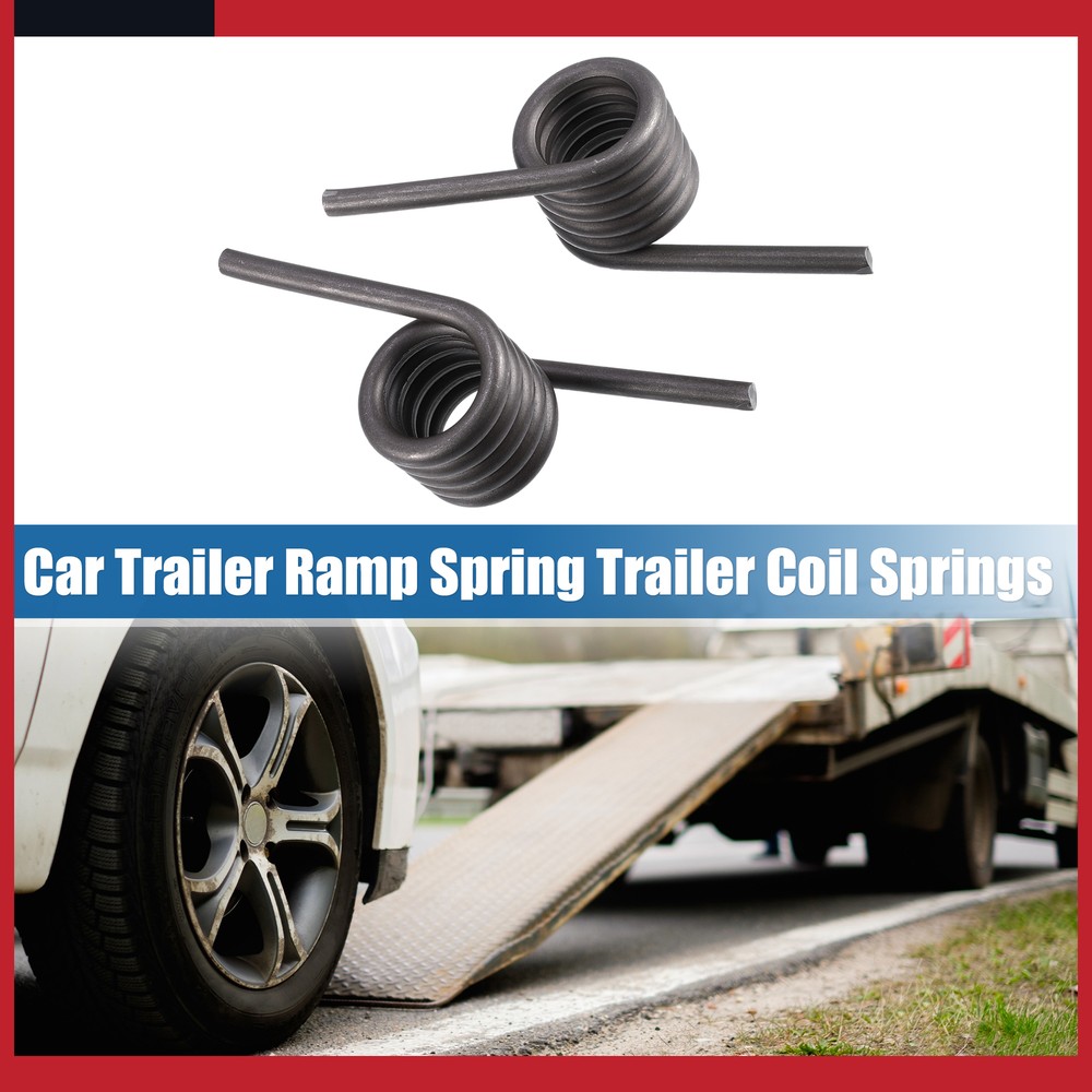 Universal Car Trailer Ramp Spring Trailer Coil Springs Left Right Side Pack of 2