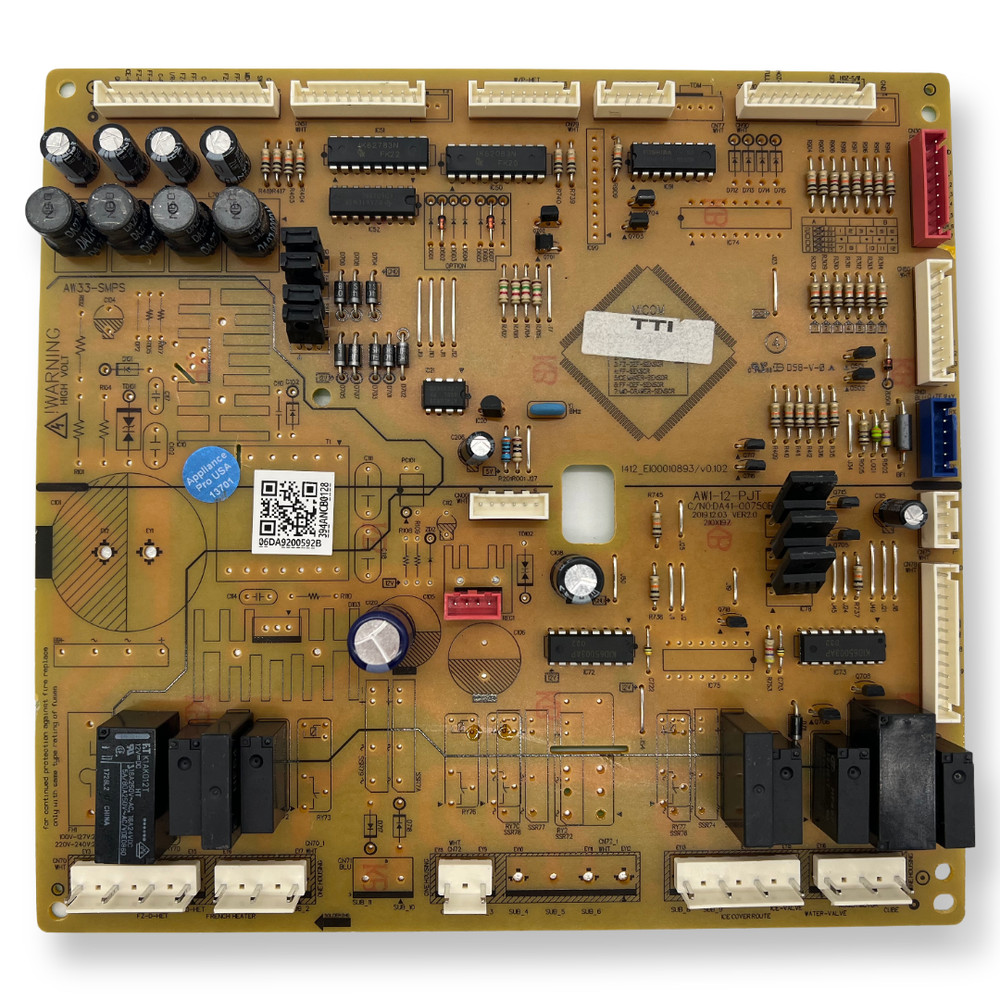 DA92-00592B Samsung Refrigerator Main Control Board Replacement