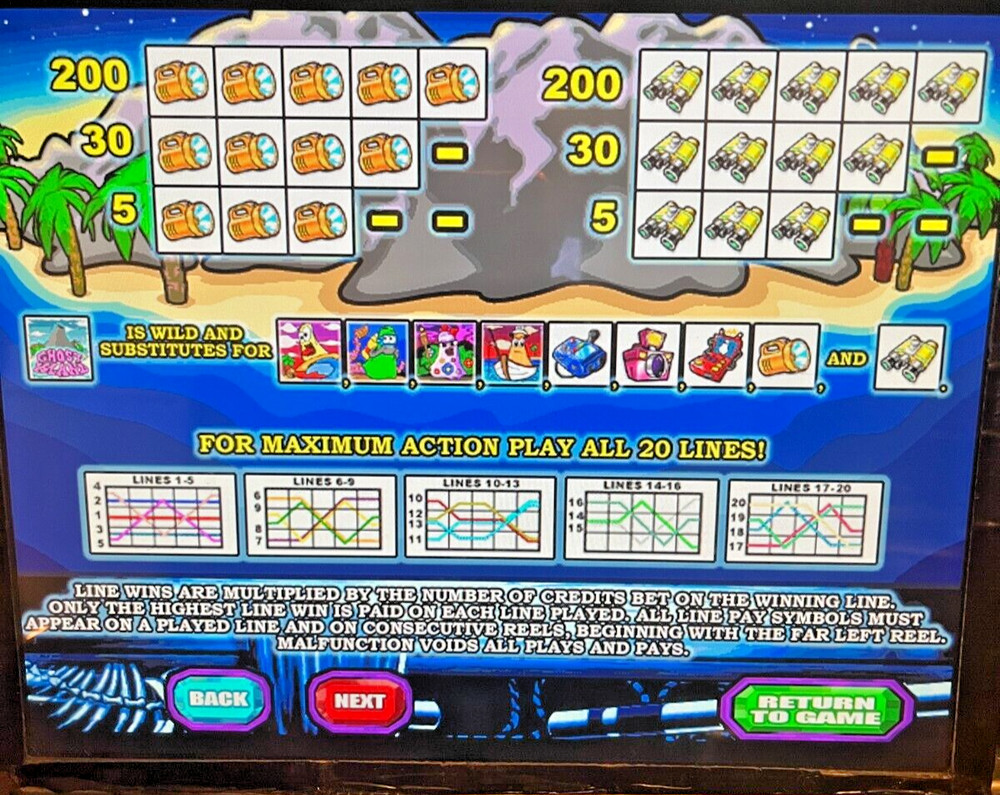 IGT I-game GHOST ISLAND Software