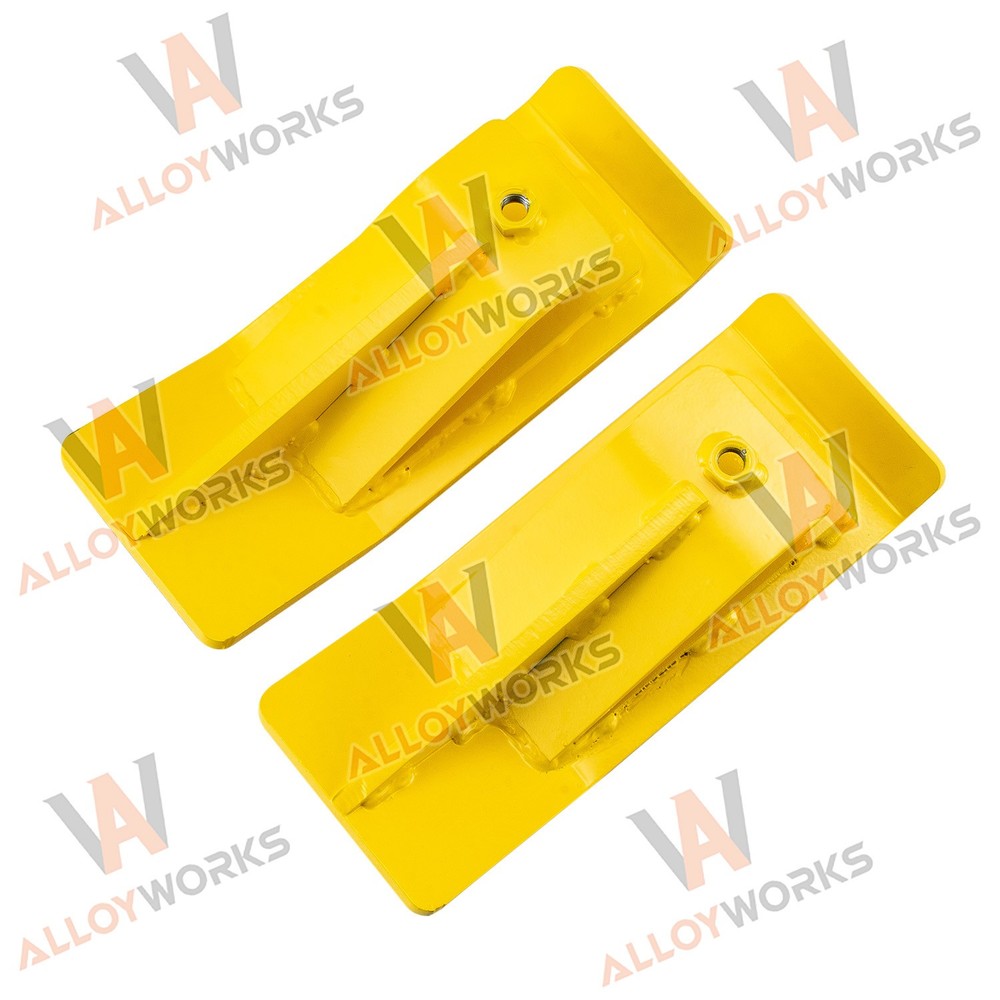 Pair Tractor Bucket Protector Ski Edge Tamer Protector Snow/Removal Wheel Loader