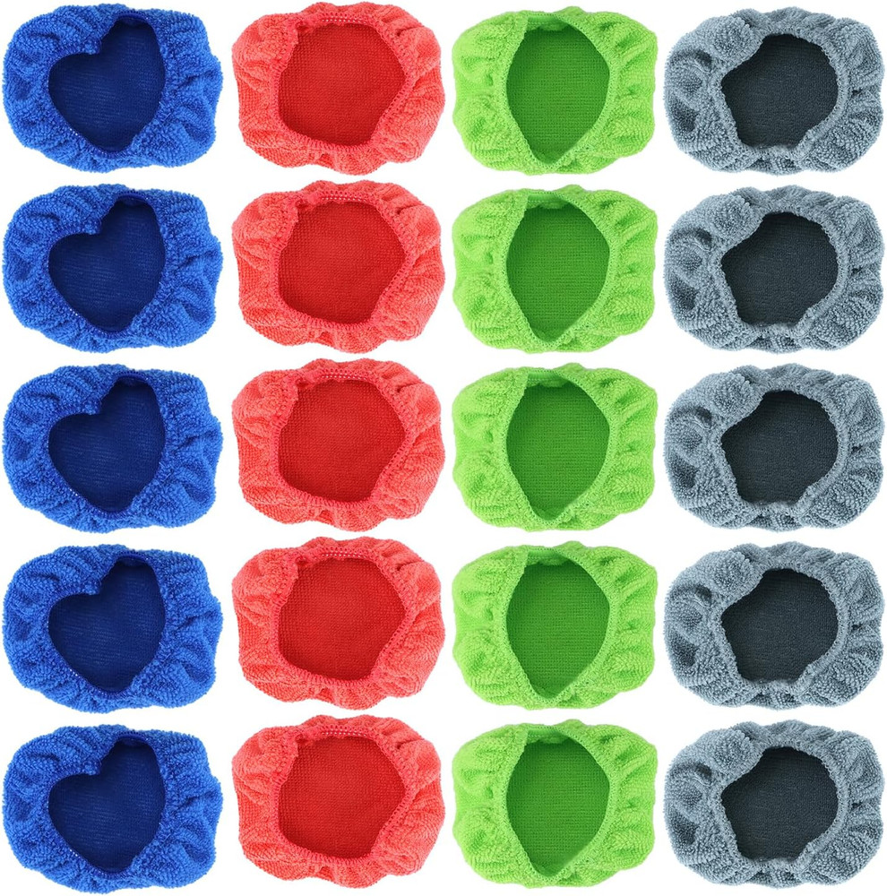 20 Pack Car Care Microfiber Cloths, Windshield Cleaner Microfiber Pads Replaceme