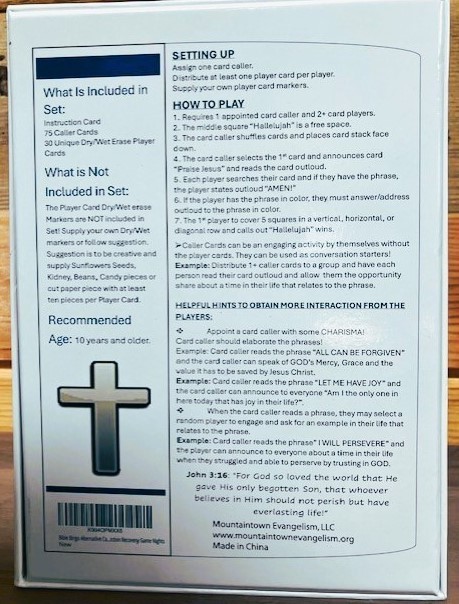 75 Player Christian Card Game For Large Groups