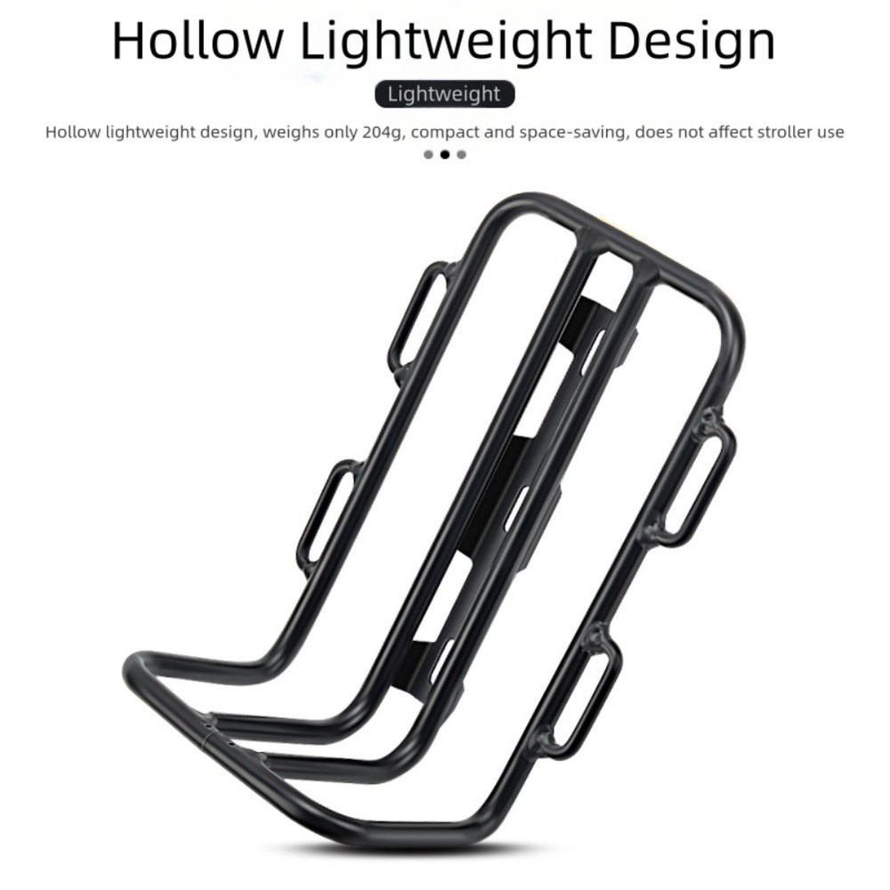 Front Bike Rack Carrier Aluminum Alloy for Fork with Quick Release Mount System