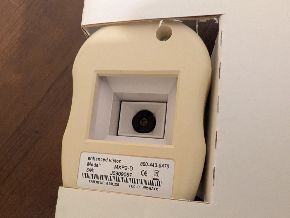 Max Enhanced Vision Digital Magnifier MXP2-D Black and White. New open box