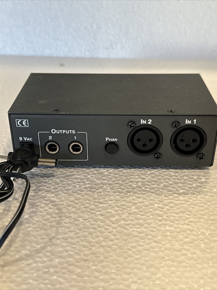 Midiman Audio Buddy 2 Channel Microphone Mic Preamp & Direct Box Phantom Power