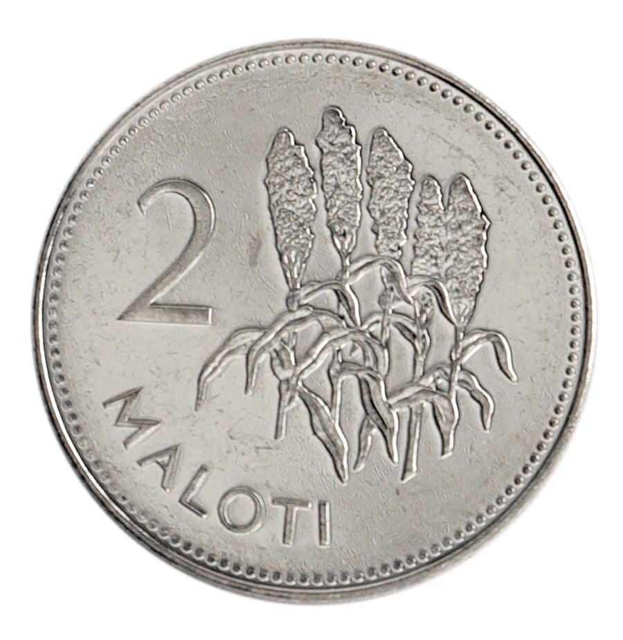 Lesotho 2 Maloti, 1996-2018, KM #58, Mint