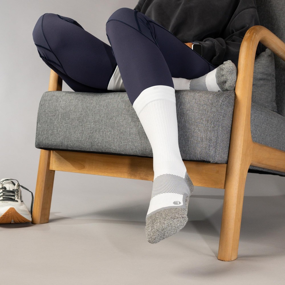 OrthoSleeve Diabetic & Neuropathy Socks (3 Pack) Medium White Crew