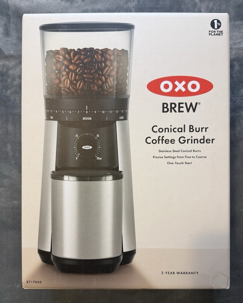 OXO Brew Conical Burr Coffee Grinder NIB