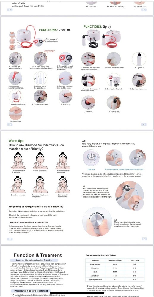 Kendal Microdermabrasion Machine Professional 3 In 1